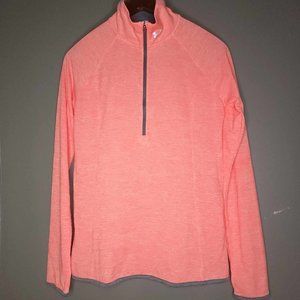 Under Armour Fitted Pullover Women's Small Heatgear, Salmon
